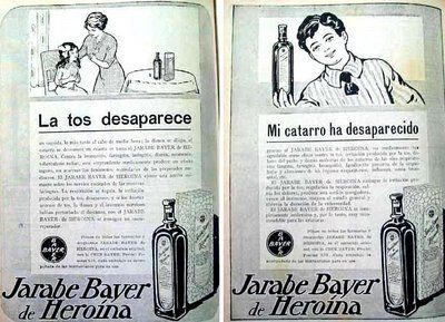 Drogas para mayores, fármacos para nuestros hijos 1 Heroína Bayer