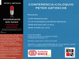 Psicofármacos que matan y medicalización organizada por la psicoindustria 2 Götzsche psiquiatría