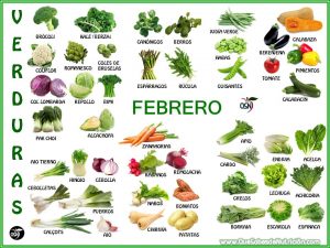 Frutas verduras febrero